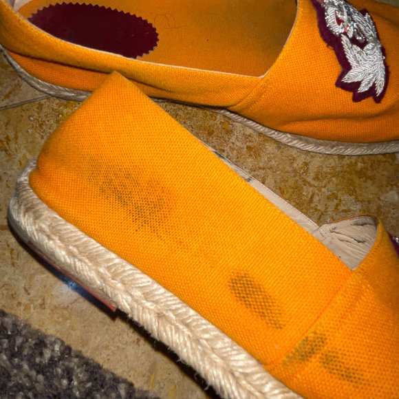 Christian Louboutin Vintage Orange Espadrilles - Used
